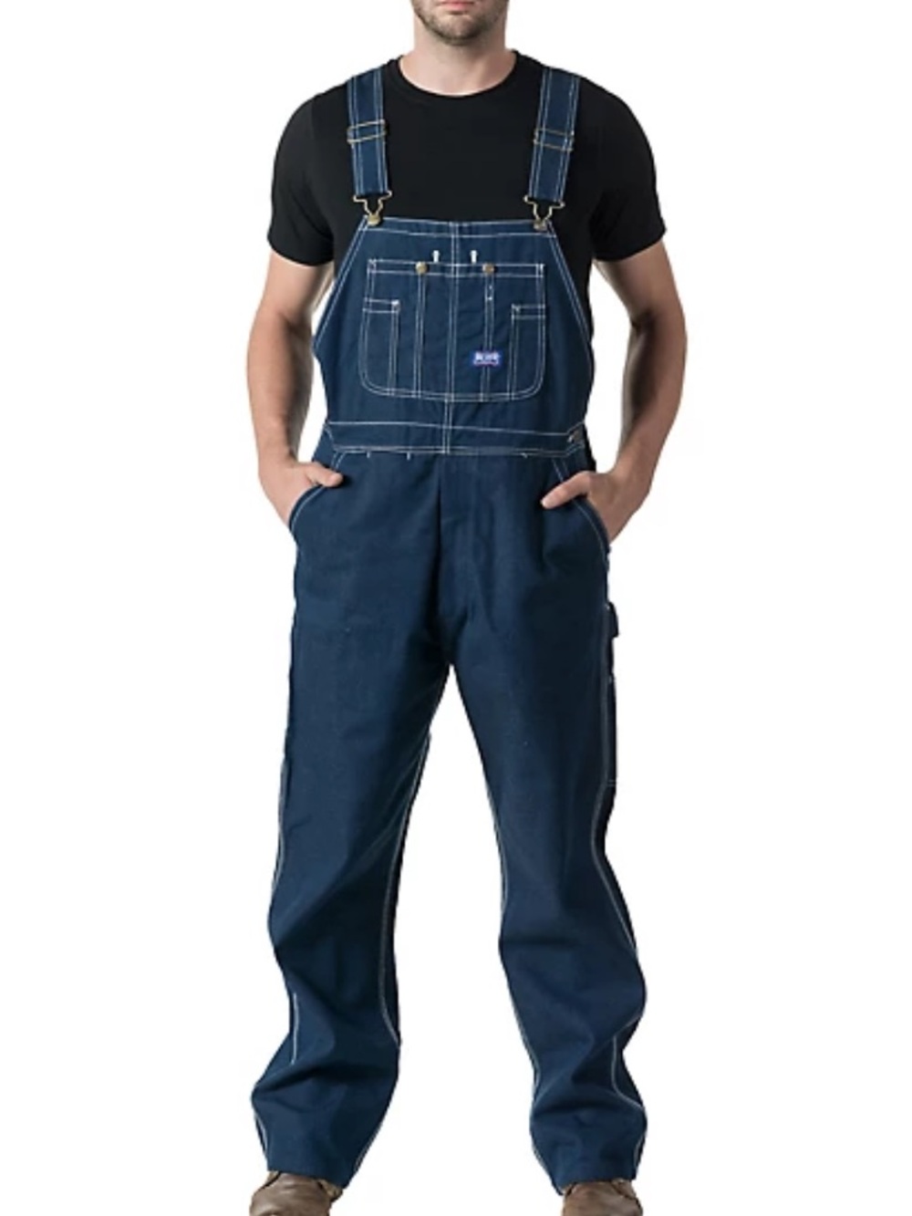 Big Smith Men's Rigid Bib Overalls- Size 38x30